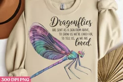 Dragonflies are sent PNG, Dragonfly Sublimation PNG Product Image 2