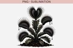 Gothic venus flytrap png design for T-shirts Product Image 2