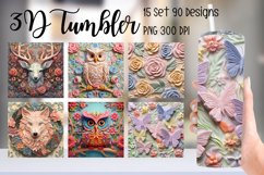 3D Tumbler Sublimation I 3D Tumbler Wrap Bundle Product Image 2