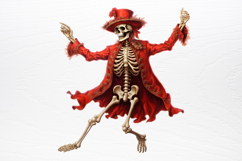 Christmas Skeleton Sublimation PNG Product Image 2