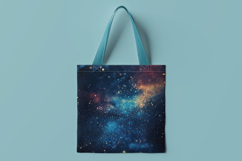 Blue Galaxy Art Digital Paper Product Image 3