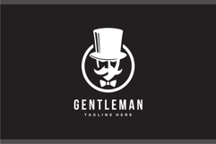 Gentleman Logo Design Vector Illustration Product Image 2