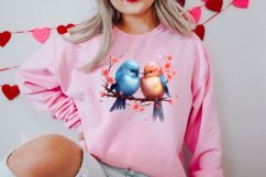 Breeds of Valentine Kissing Birds, Valentine's Day Clipart Product Image 2