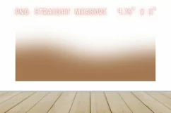 Brown Ombre 16oz Libby Glass Can Tumbler Wrap Product Image 2