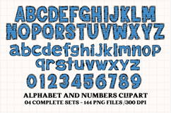 Father’s Day Alphabet clipart, father’s day letters doodle Product Image 2