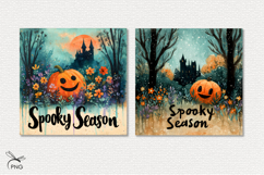 Spooky Season digital paper Product Image 2