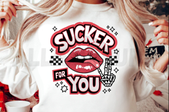 Sucker for you Sublimation, Valentine Sublimation PNG Product Image 2