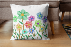 Multicolor Spiral Flower Embroidery Design Set Product Image 2