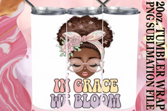 Magical mornings 20oz tumbler wrap, Praying Woman Product Image 1
