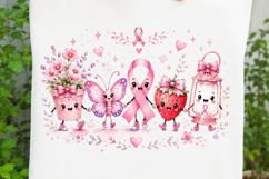 Pink Ribbon Sublimation Design SVG Product Image 3