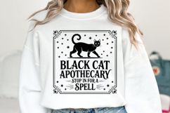 Black Bat apothecary Svg | Halloween Svg | Shirt Svg Product Image 1