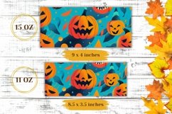 Halloween Pumpkins Mug Design, Halloween Coffee Mug Wrap Product Image 2
