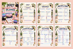 2027 Content Creator Planner Kdp interiors Product Image 2
