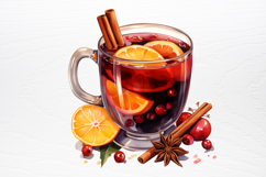 Christmas Winter Drink Sublimation PNG Product Image 2