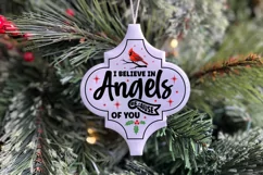 I believe in angels because of you SVG Product Image 2