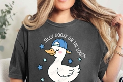 Silly Goose On The Loose Boy SVG PNG | Retro Silly Goose Product Image 4