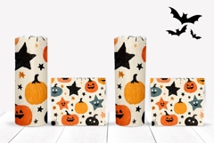Cartoon Halloween Stars Tumbler, Halloween Tumbler Design Product Image 2