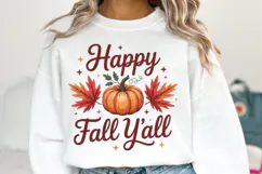 Happy Fall Y'all Svg | Thanksgiving Svg | Shirt Svg Product Image 1