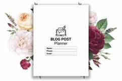 Blog Post Planner and Journal KDP Product Image 2
