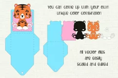 Baby Tiger|Birthday Gift Card Holder|Paper Craft Template Product Image 2