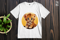 Cute Baby Lion Clipart Sublimation PNG Product Image 2