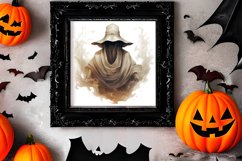 Cowboy Ghost Sublimation Clipart, Watercolor Clipart Product Image 3