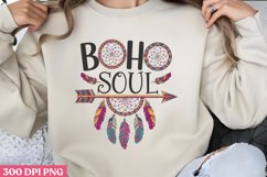 Boho Soul PNG, Dreamcatcher Sublimation PNG Product Image 1