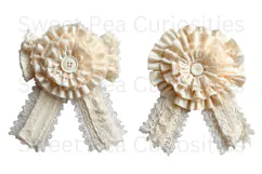 Bows, Ribbon, Lace , Clipart, Ephemera, PNG, Junk Journal Product Image 2