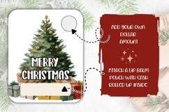 Watercolor Christmas Tree Money Cards, Christmas Money Card Product Image 2