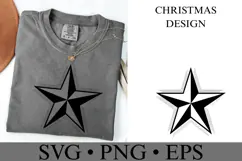 Christmas Star Svg | Christmas svg | Shirt Svg Product Image 2