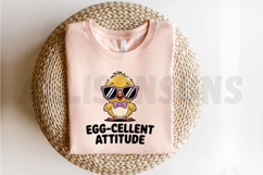 Cute Cartoon Chick With Sunglasses And Bow Tie Sublimation Product Image 2