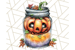 Halloween Monster Clipart PNG, Monsters in Jars, Spooky Png Product Image 2