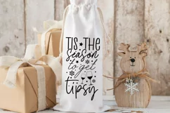 Tis the season to get tipsy SVG, Christmas SVG Product Image 2