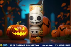 Halloween Tumbler Sublimation Wraps, Tumbler Halloween Product Image 2