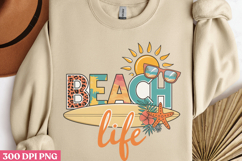 Beach life PNG, Hello Summer Sublimation PNG Product Image 2