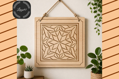 Barn Quilt SVG Bundle - Geometric Farmhouse Wood Sign Product Image 3