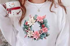 Pastel Christmas Shublimation Clipart, Pastel Christmas Clip Product Image 2