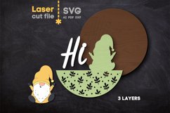 Hi Spring SVG laser cut files for Glowforge Product Image 2