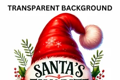 Santa's Favorite PNG, Funny Christmas Designs Product Image 3