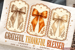 Grateful Thankful Blessed PNG Design grateful thankful bless Product Image 2