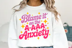 Blaming it on the Anxiety Svg | Svg Cut File | Shirt Svg Product Image 2