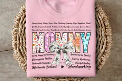 Floral Mommy Coquette Bow PNG | Mother's Day PNG Product Image 1