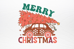 Retro Christmas Tshirt SVG Product Image 2