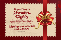 Velvet Christmas is a charming handwritten script Product Image 2
