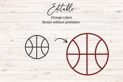 Basketball Ball SVG, Sports SVG Product Image 2