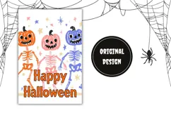 Pumpkin Head Garden Flag, Happy Halloween Garden Flag Design Product Image 2