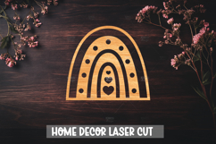 9 Rainbow Laser Cut File for Home Decor Product Image 3