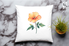 Watercolor Single Flower Clipart Sublimation PNG Product Image 2