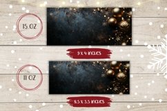 Christmas Balls Mug Sublimation, Winter Coffee Mug Wrap Product Image 2