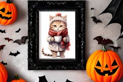 Christmas Animals Coffee Sublimation Clipart, Christmas PNG Product Image 2